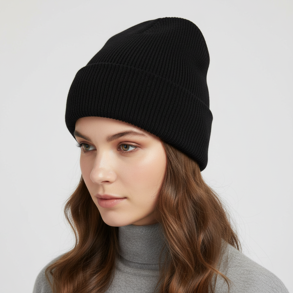 Gestrickte Einheitsgröße Beanie - TrendBeanie
