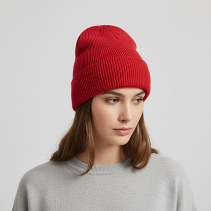 Gestrickte Einheitsgröße Beanie - TrendBeanie