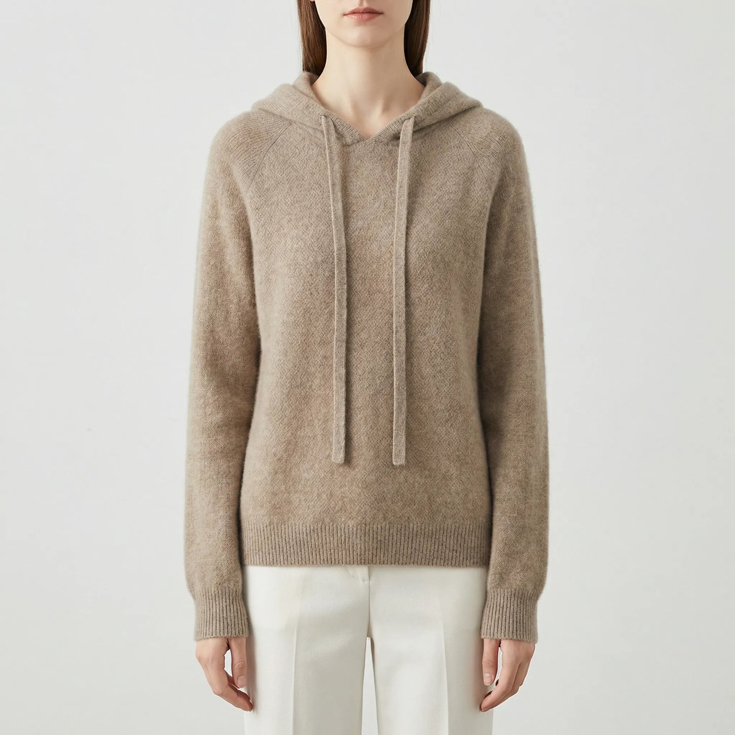 Gestrickter Kapuzenpullover Mit Weicher Struktur - Angie