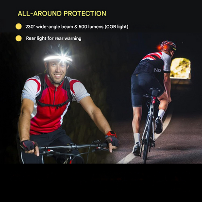 Krachtige Hoofdlamp met Breedschijnende LED - BrightBeam