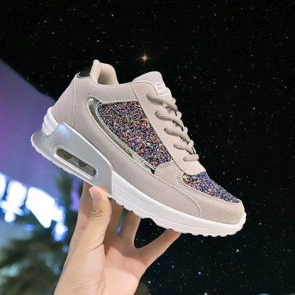 Glitter Damesschoenen voor Ademend Comfort - SparkleFit
