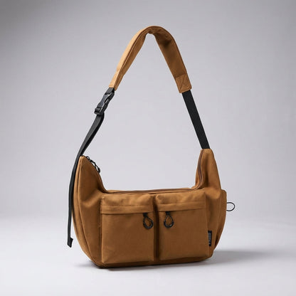 Grote Canvas Crossbody Tas - UrbanLoom