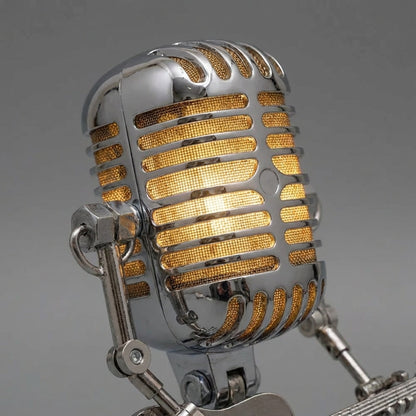 Guitar Themed Table Lamp -  StrumBot