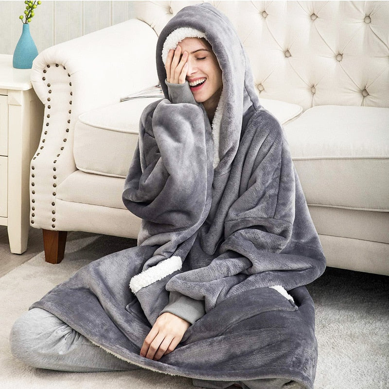 Sammy Jackson Hoodie & Deken | Heerlijke Combinatie van een Zachte Hoodie en Comfy Deken in één!