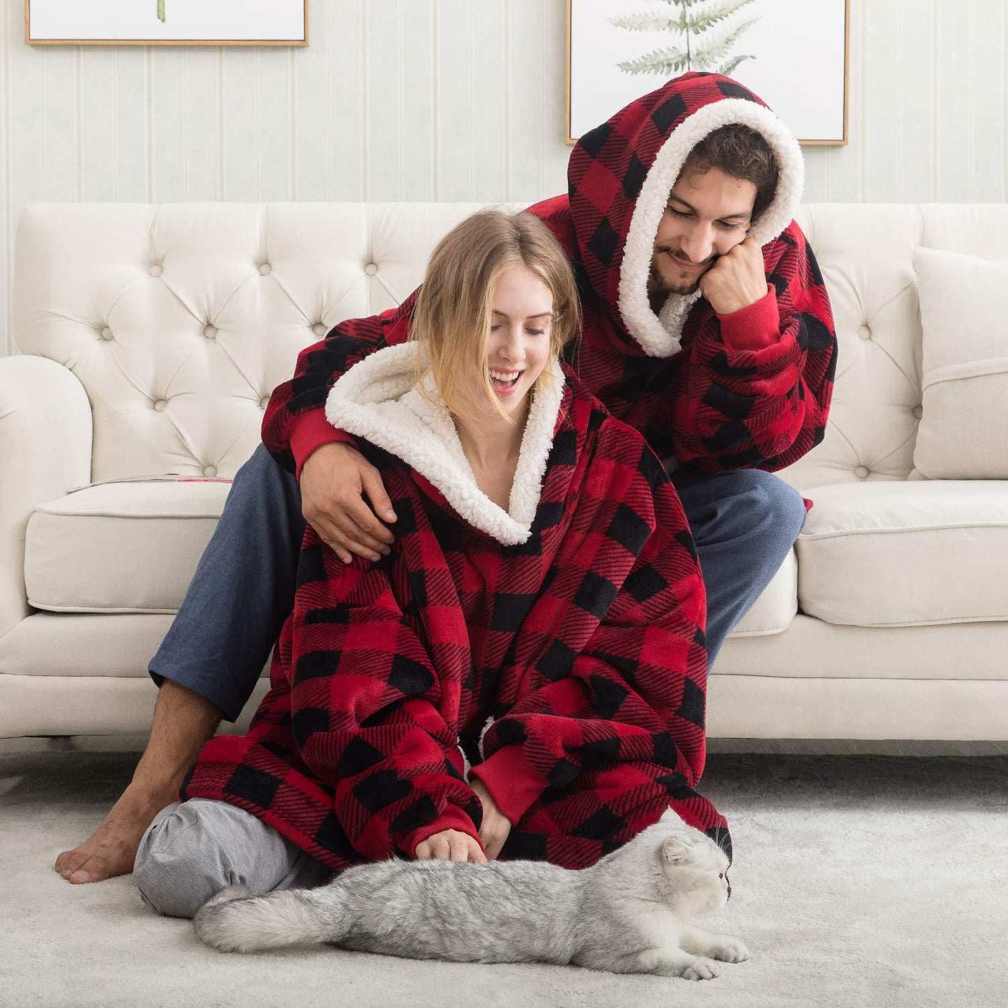 Sammy Jackson Hoodie & Deken | Heerlijke Combinatie van een Zachte Hoodie en Comfy Deken in één!