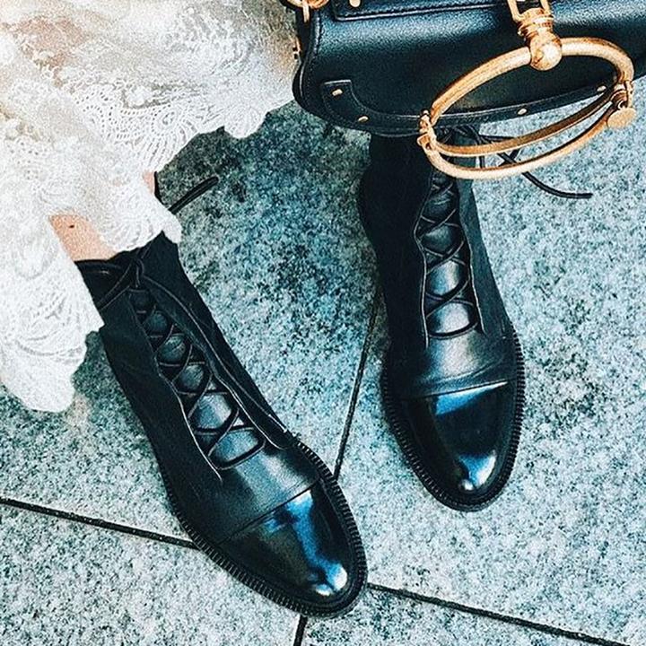 Vintage Dames Enkellaarzen – Marvella