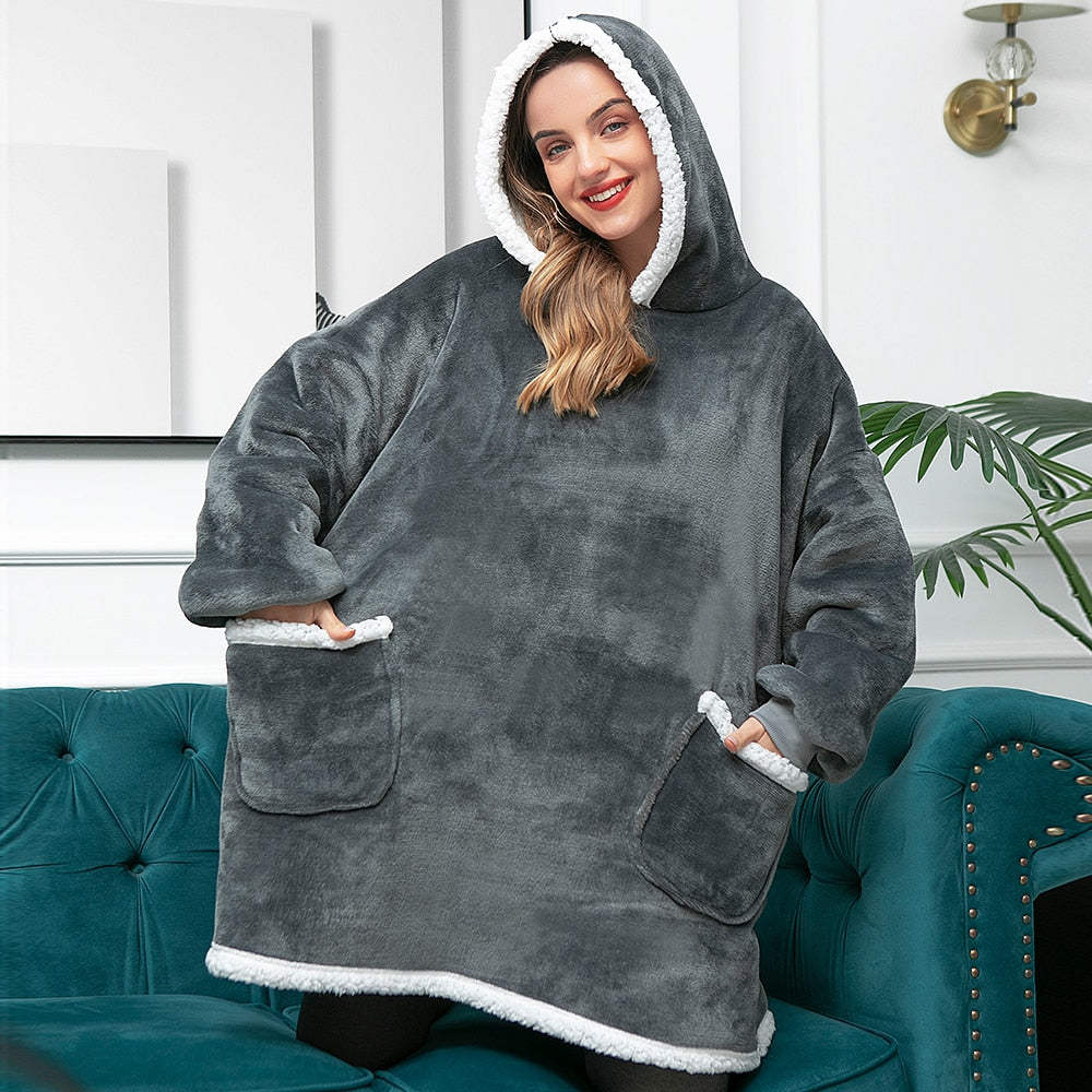 Sammy Jackson Hoodie & Deken | Heerlijke Combinatie van een Zachte Hoodie en Comfy Deken in één!