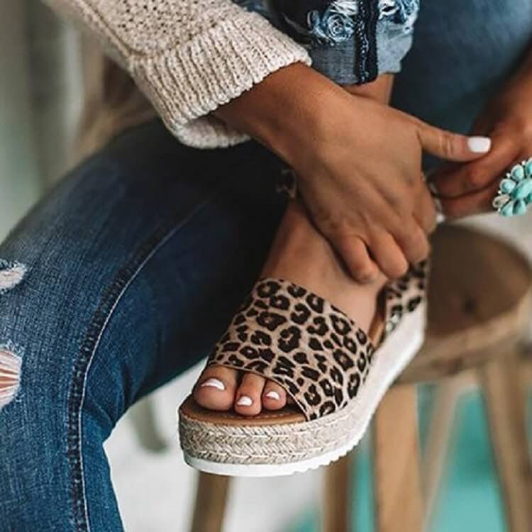 Trendy Dames Espadrille Zomersandalen – Liv