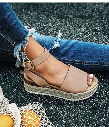 Trendy Dames Espadrille Zomersandalen – Liv