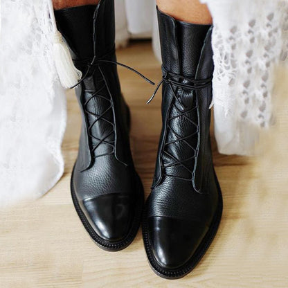 Vintage Dames Enkellaarzen – Marvella