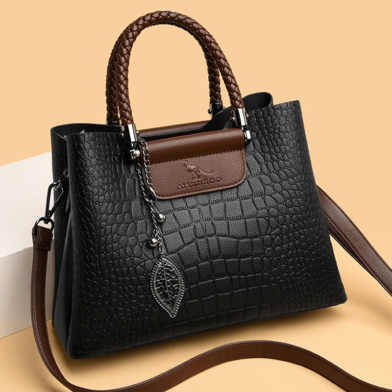 Luxe Leren Dames Handtas - Amara