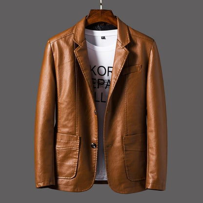 Heren Leren Blazer – Leonardo