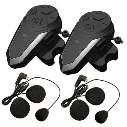 Motorhelm Bluetooth Intercom met FM & 1000m Bereik – RoadLink S3