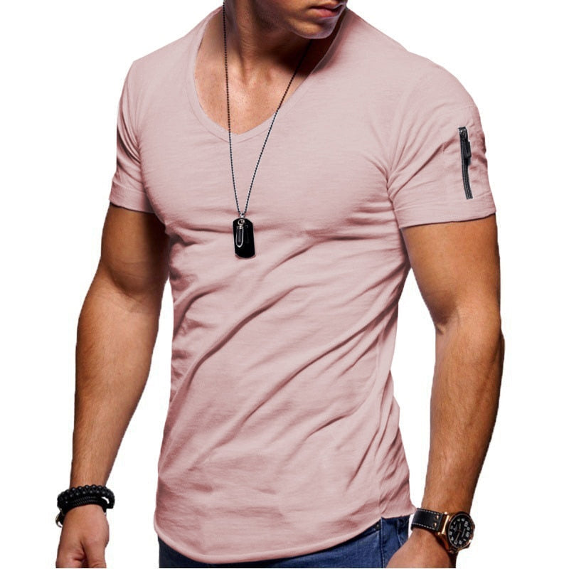 Heren V-hals Sportshirt – Milan