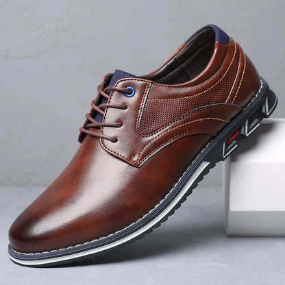 Orthopedische Leren Heren Schoenen – Finn