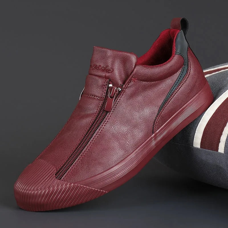 Heren Sneakers met Rits en Comfort – Noah
