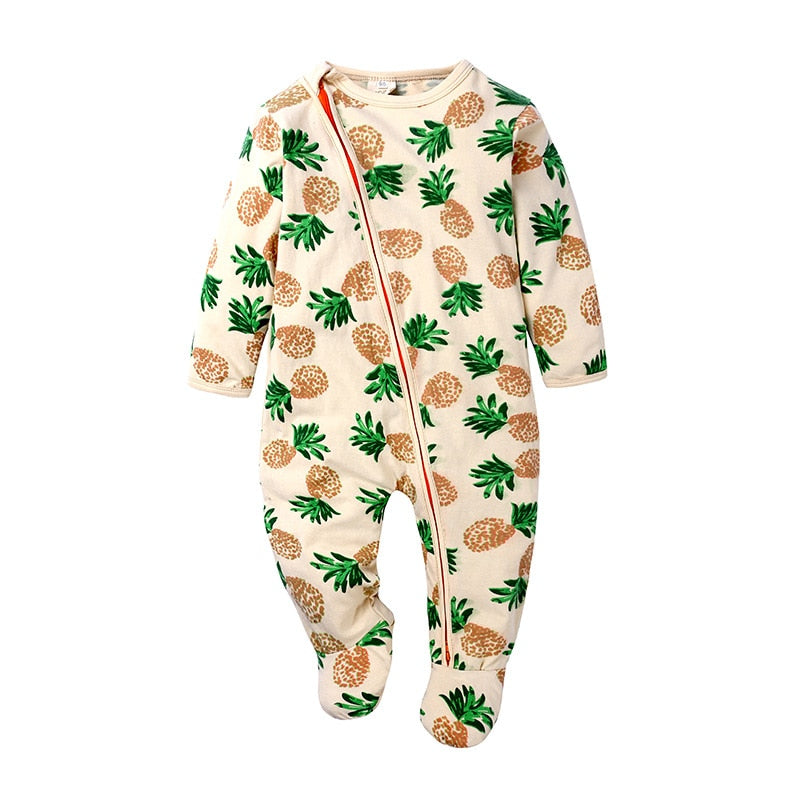 Verwarmende babyslaapromper met rits – KuschelWickel