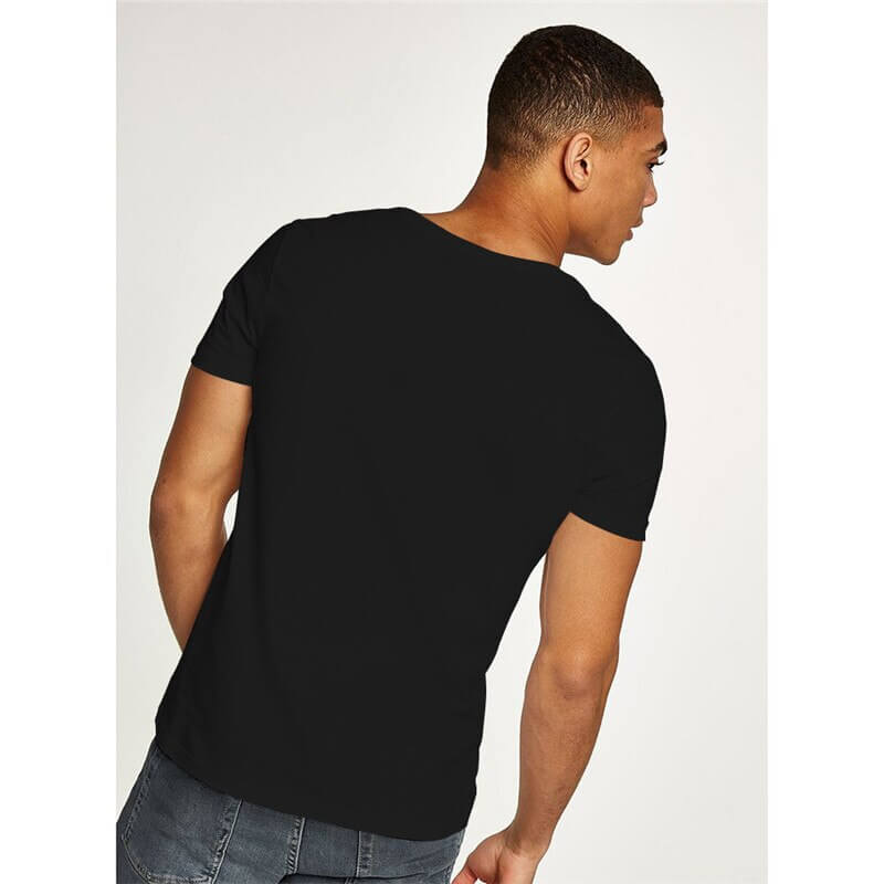 Lässig en figuuraccentuerend heren V-hals T-shirt – Jonas