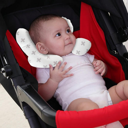 U-vormig babynekkussen voor reizen en kinderwagen – knuffelsteun