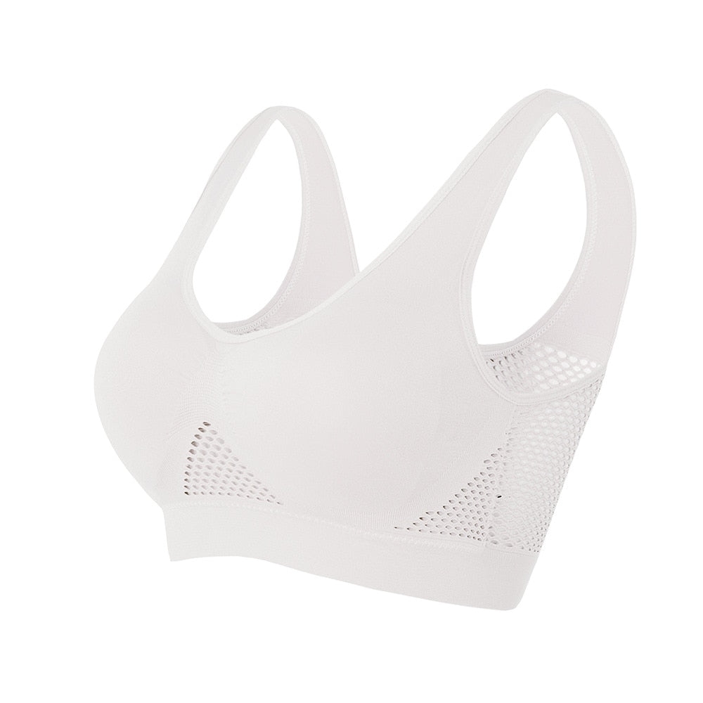 Ademende Mesh Sport BH - Sofia