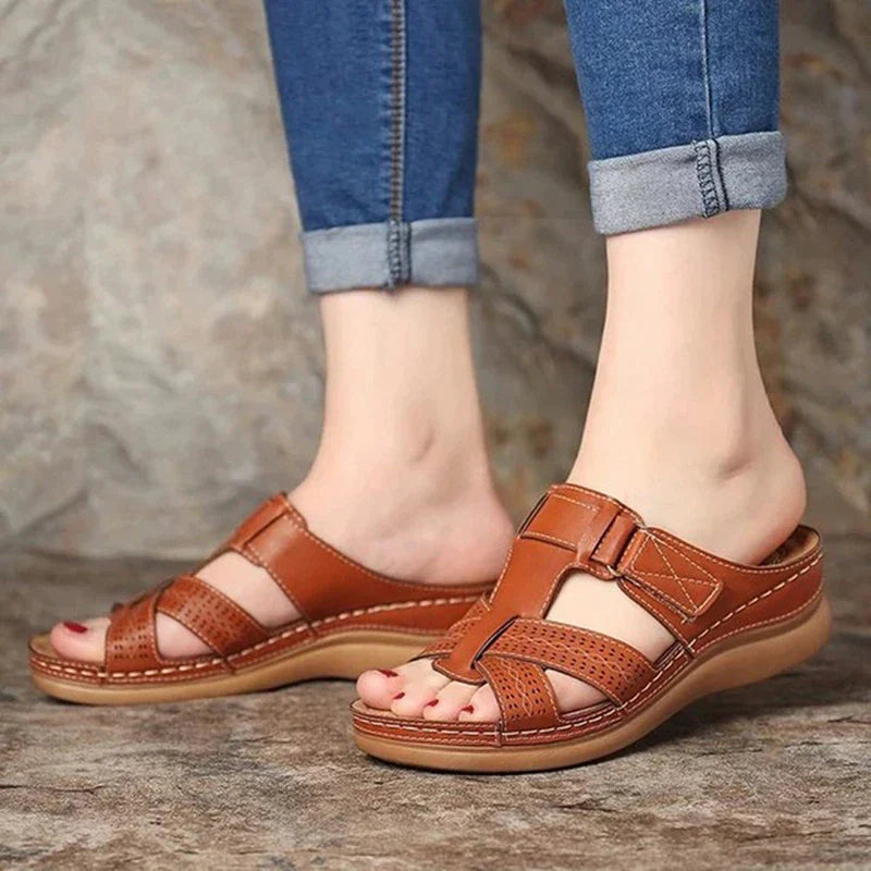 Adembenemende dames sandalen voor dagelijks gebruik met orthopedisch comfort – Leila