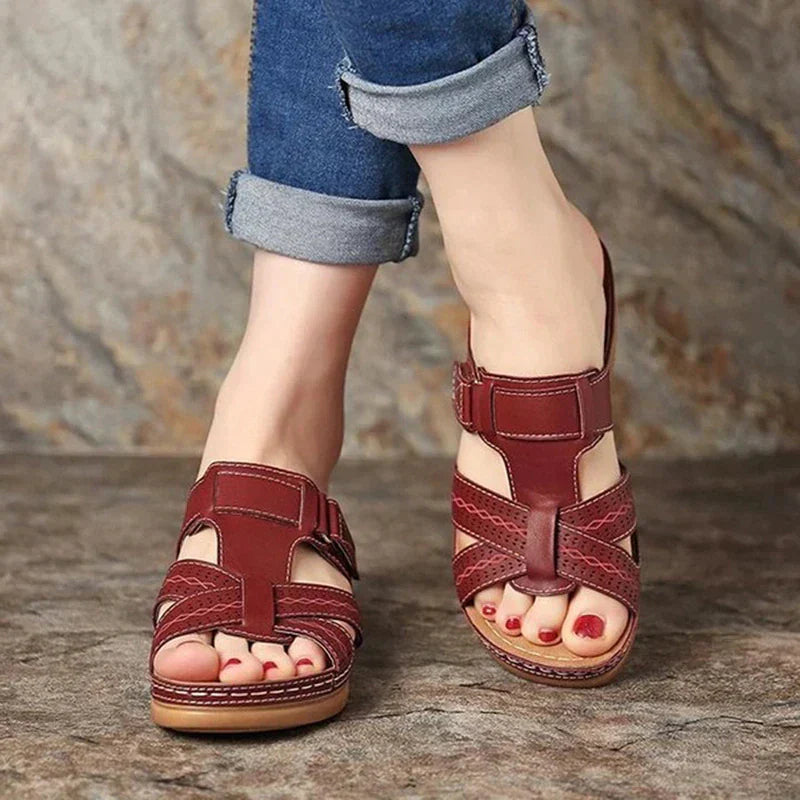 Adembenemende dames sandalen voor dagelijks gebruik met orthopedisch comfort – Leila