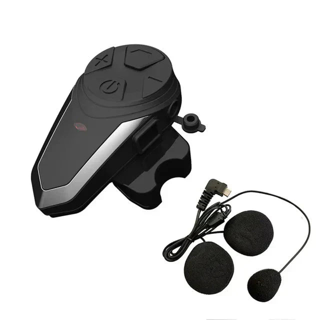 Motorhelm Bluetooth Intercom met FM & 1000m Bereik – RoadLink S3