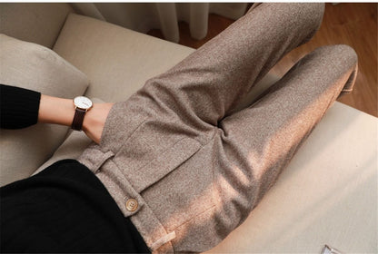 Dames Harembroek van Wol voor Herfst & Winter – Amara