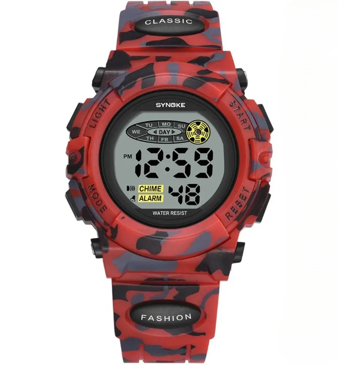 Waterdichte digitale kinderhorloge met LED-display – Livano