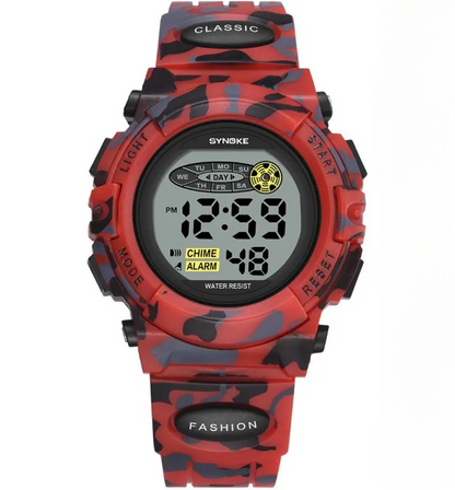 Waterdichte digitale kinderhorloge met LED-display – Livano