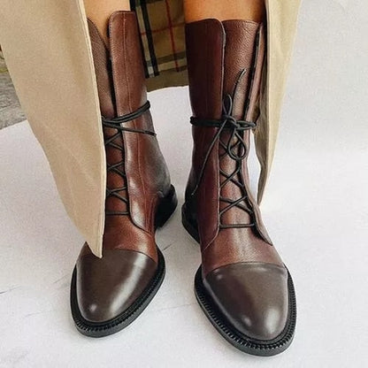 Vintage Dames Enkellaarzen – Marvella