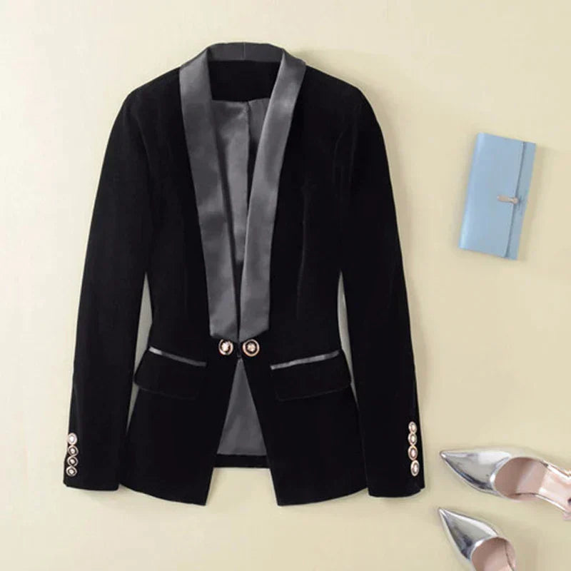 Fluwelen Damesblazer - Vivienne