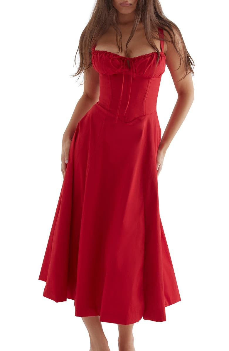 Bustier Zomerjurk met Taille Shaper - Isabella