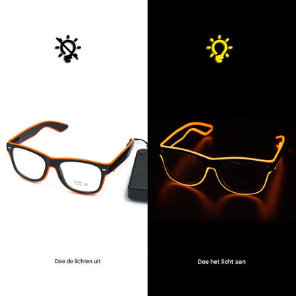 Oplichtende Neon Bril - LumaGlow