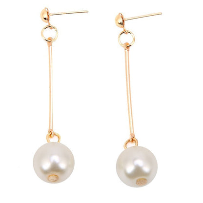 Luxe Hangende Oorbellen met Parels - Céline