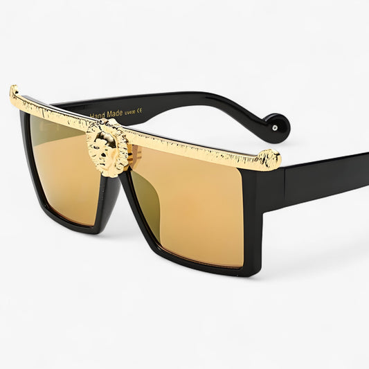 Retro Zonnebril met Leeuwenstijl – Ferrox