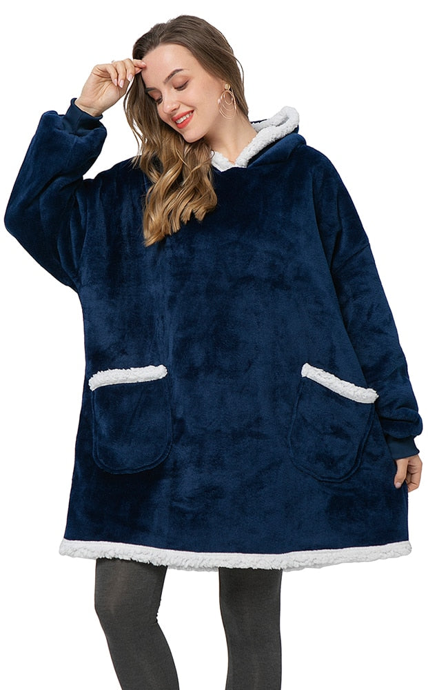 Sammy Jackson Hoodie & Deken | Heerlijke Combinatie van een Zachte Hoodie en Comfy Deken in één!