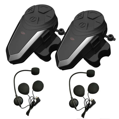 Motorhelm Bluetooth Intercom met FM & 1000m Bereik – RoadLink S3