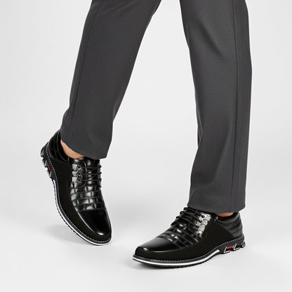 Halbschuh Aus Leder Mit Schnürung - Russell