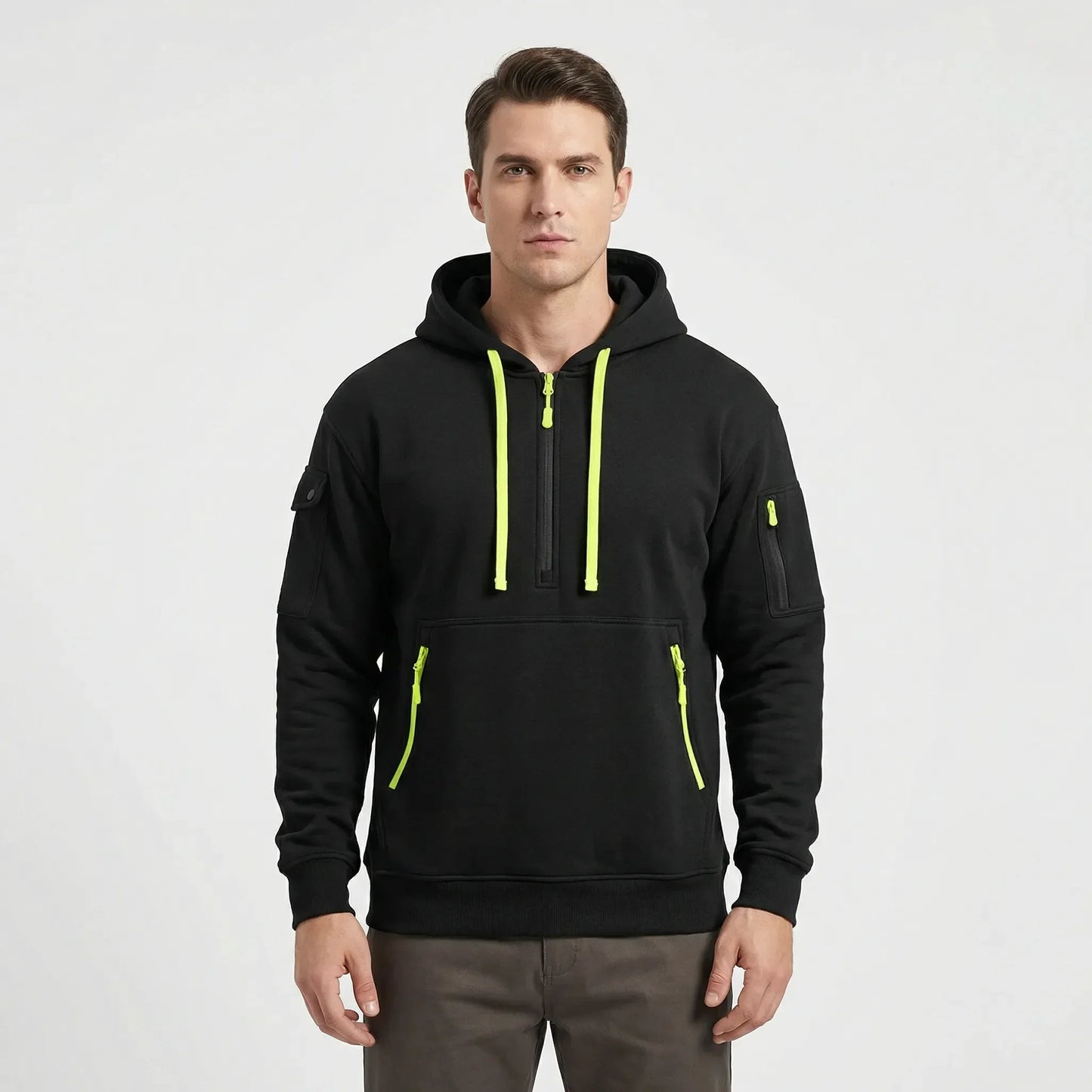 Halbzip Kapuzenpullover Herren - Diego