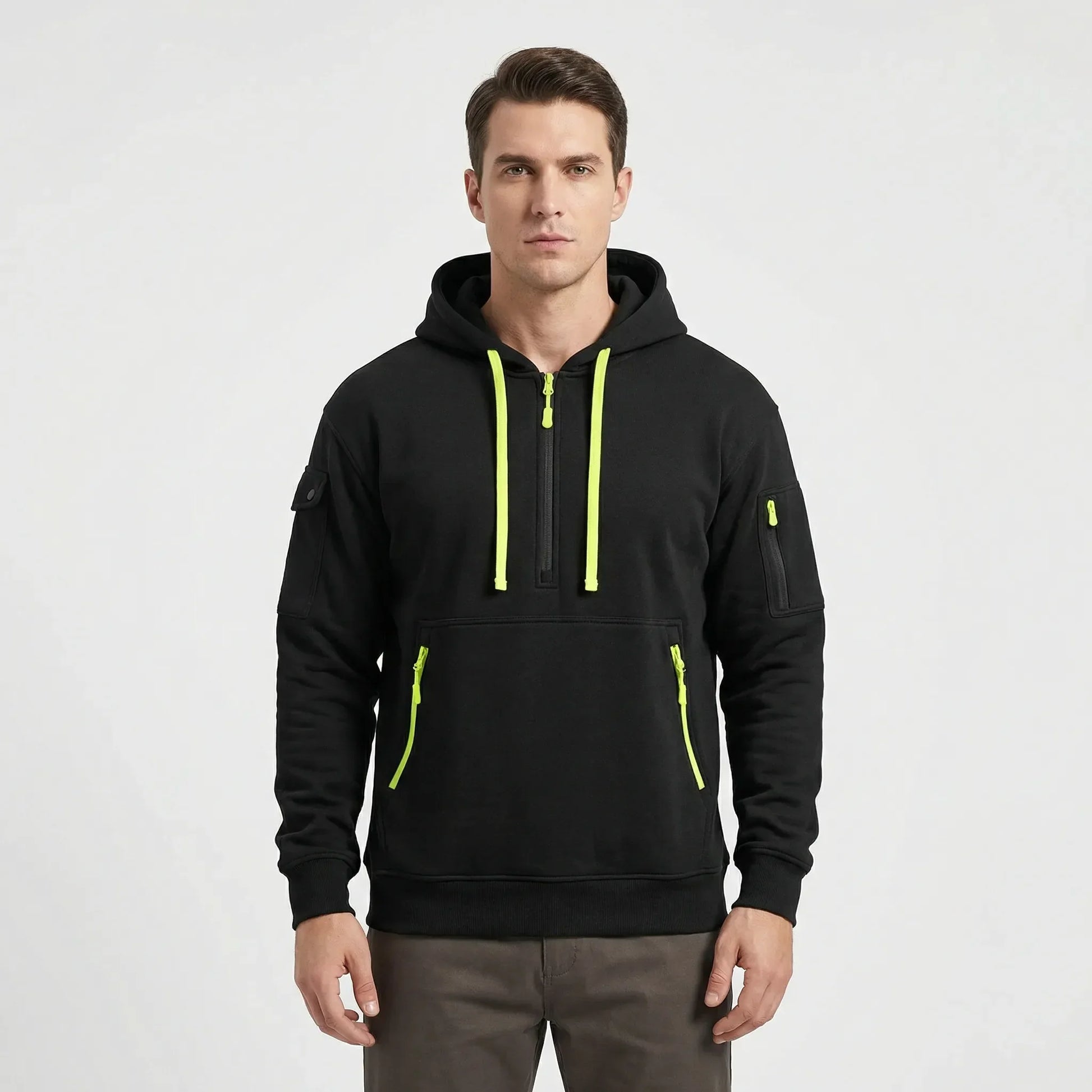 Halbzip Kapuzenpullover Herren - Diego