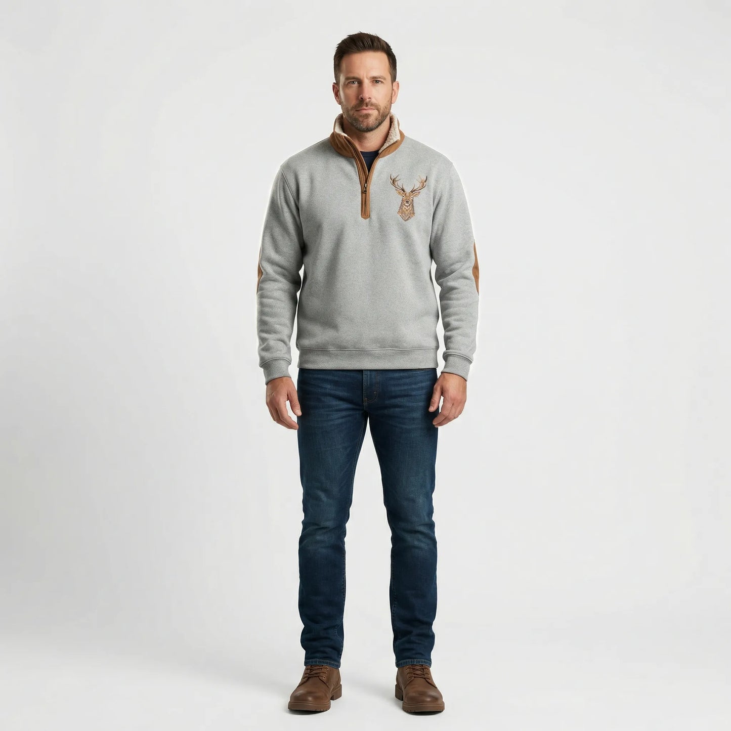 Halbzip Pullover Mit Kragen - Arvid