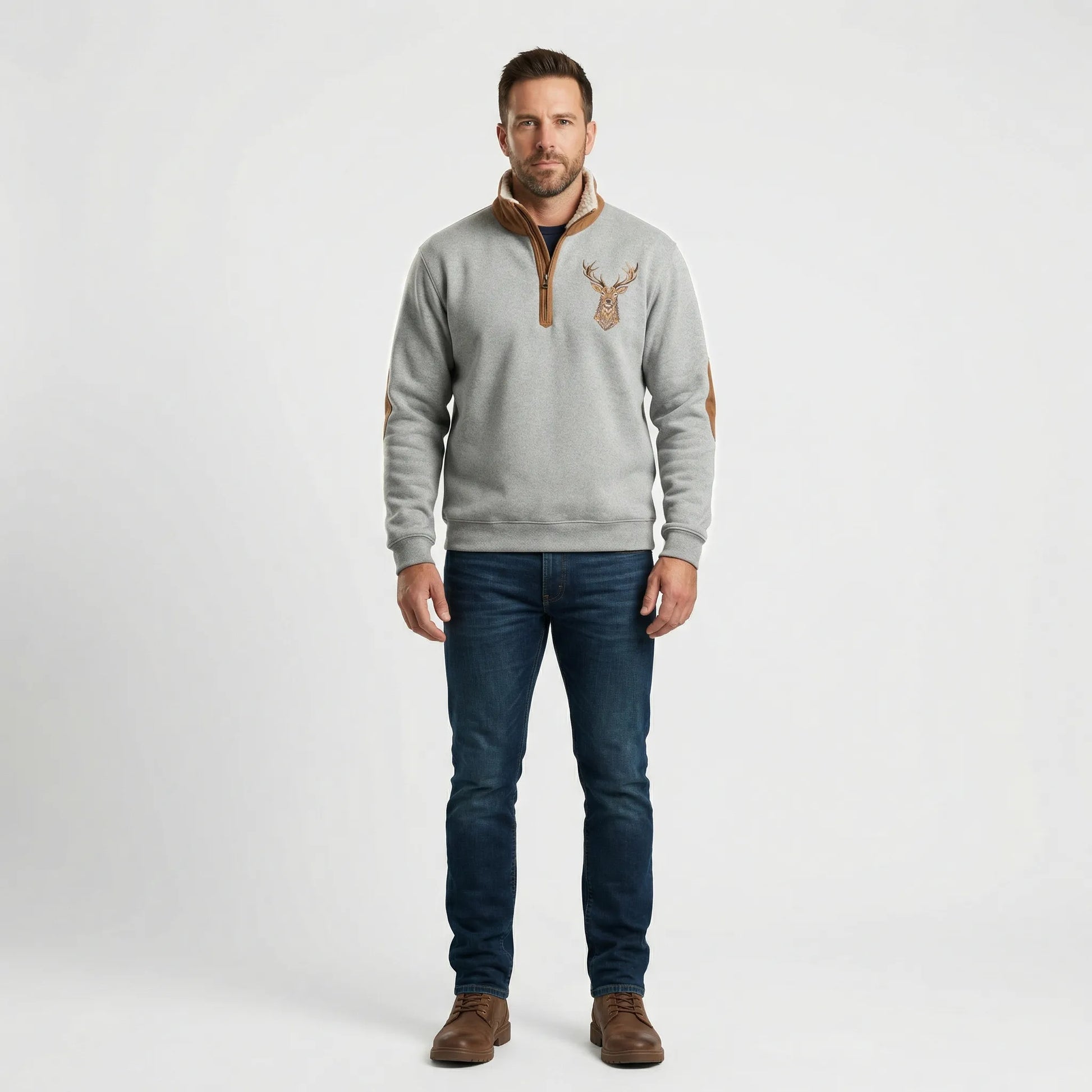 Halbzip Pullover Mit Kragen - Arvid