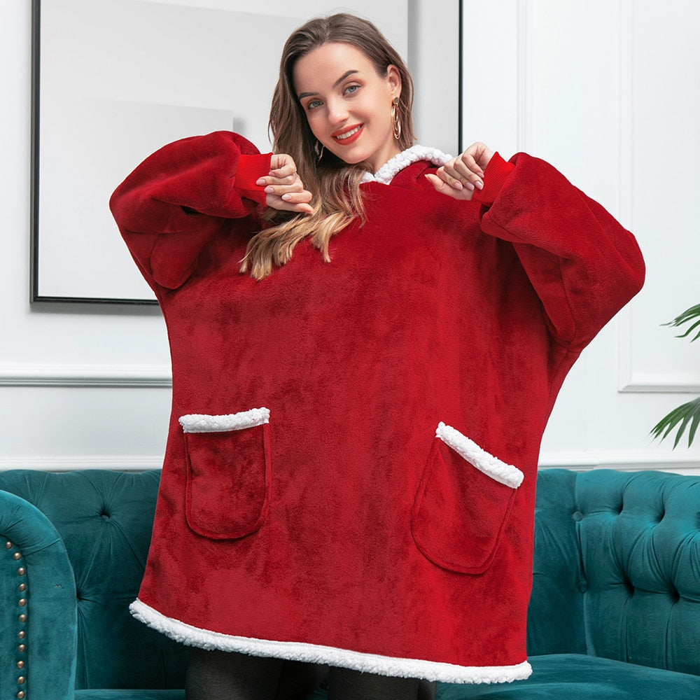 Sammy Jackson Hoodie & Deken | Heerlijke Combinatie van een Zachte Hoodie en Comfy Deken in één!