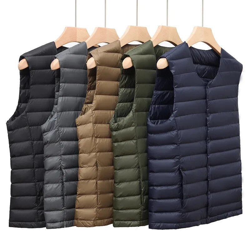 Ultralichte Heren Donsbodywarmer – Laurent
