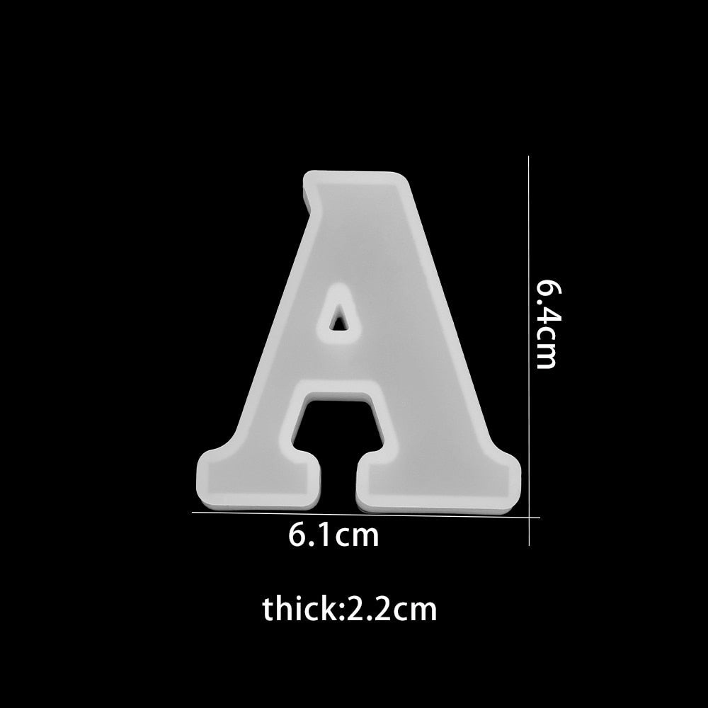 3D siliconen mal om chocoladeletters te gieten – Bakplezier (1+1 gratis)