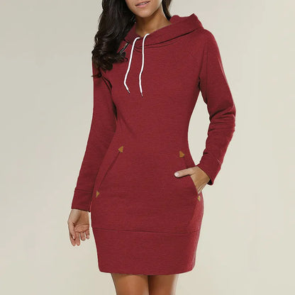 Hoody Sweatjurk met Zakken - Isabella