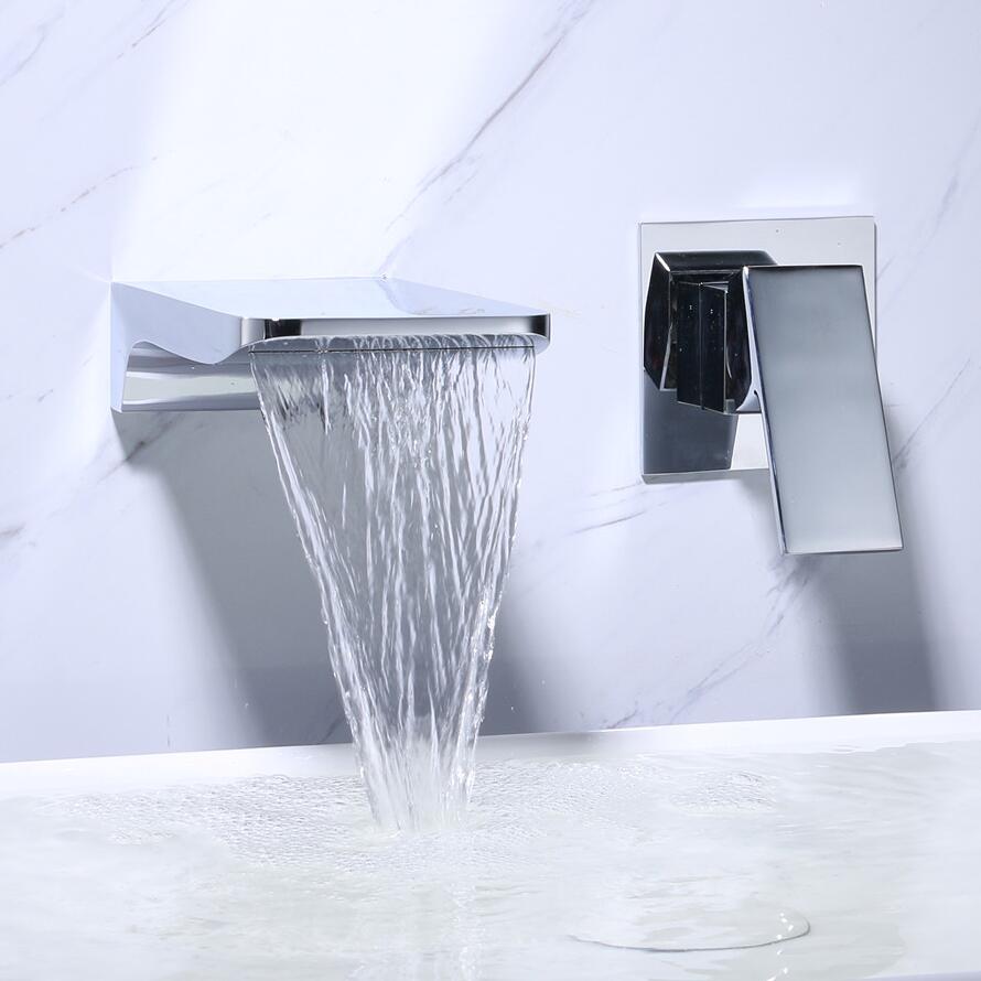 Sensor Wandkraan met Watervaluitloop – Fluxis