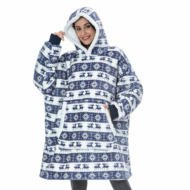Sammy Jackson Hoodie & Deken | Heerlijke Combinatie van een Zachte Hoodie en Comfy Deken in één!