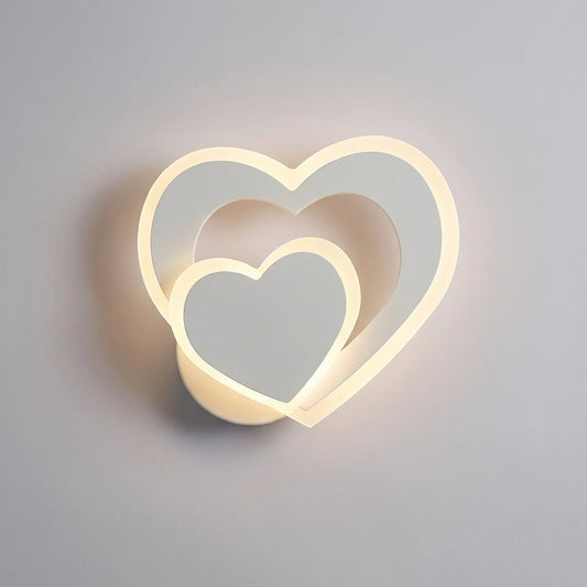 Heart Shaped LED Wall Light -  GleamHeart